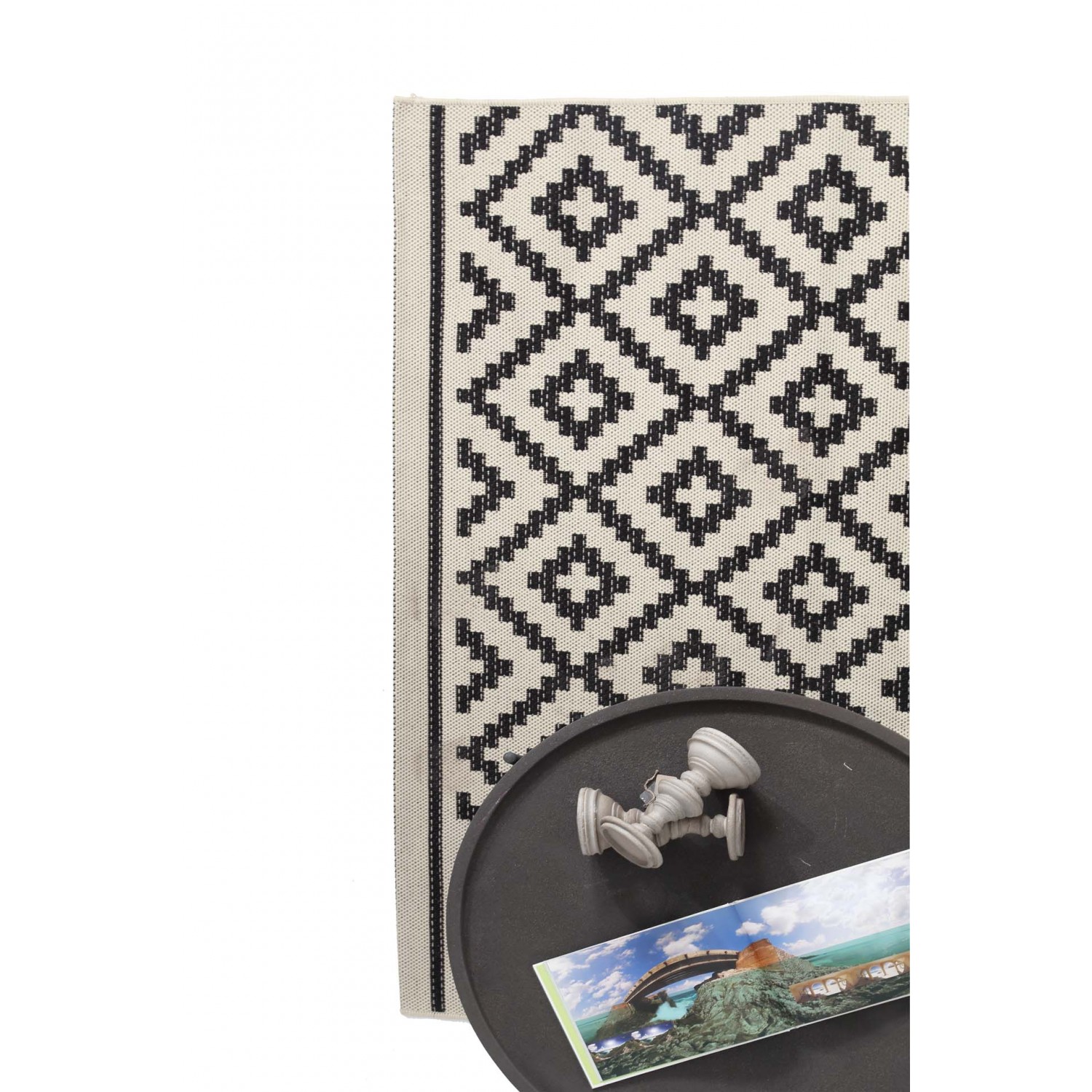 Ψάθα Flox 721W BLACK Royal Carpet - 200 x 285 cm 4