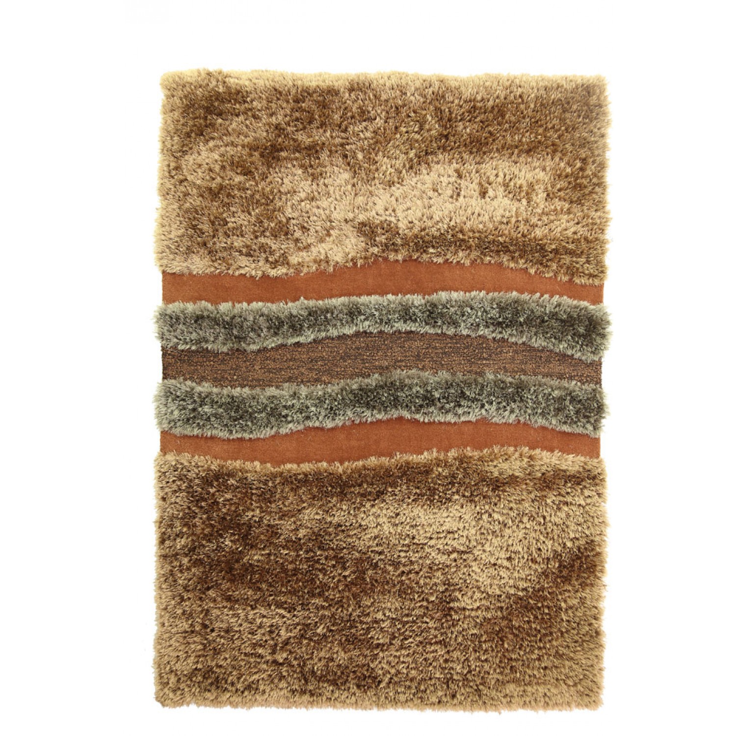 Χειροποίητο Χαλί White Tie 003 BROWN Royal Carpet - 190 x 240 cm 4