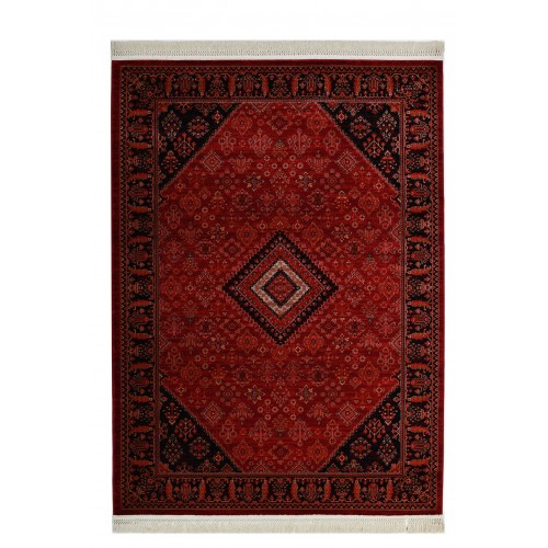 Χαλιά Κρεβατοκάμαρας (Σετ 3τμχ) Afgan 306A D.RED BLACK Royal Carpet