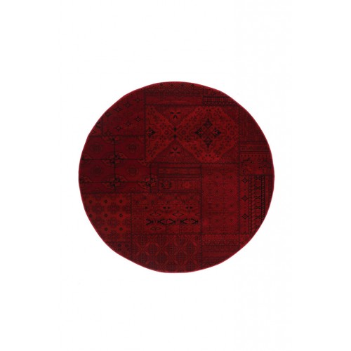 Κλασικό χαλί Afgan 7675A D.RED Royal Carpet - 160 x 160 cm