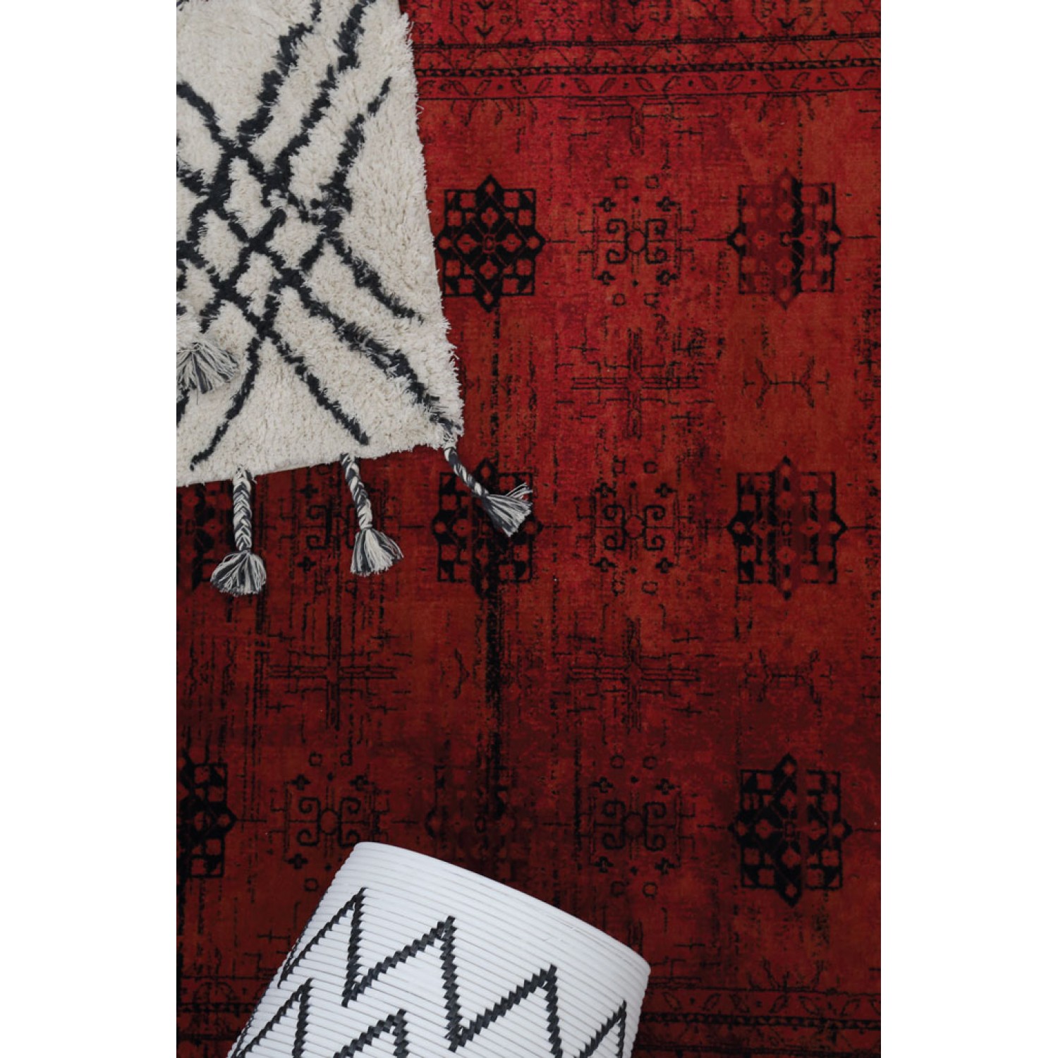 Κλασικό χαλί Στρογγυλό Afgan 8127G RED Royal Carpet - 160 x 160 cm 5