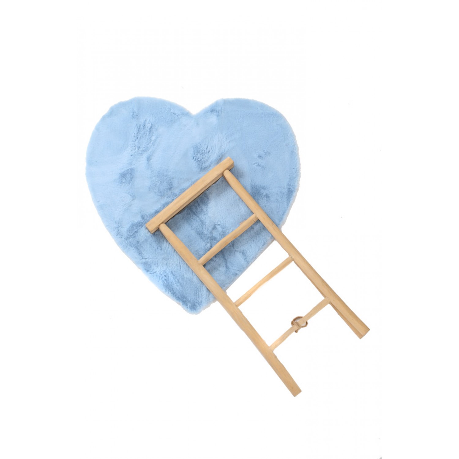 Παιδικό χαλί Bunny Kids Heart Blue Royal Carpet - 100 x 100 cm 3