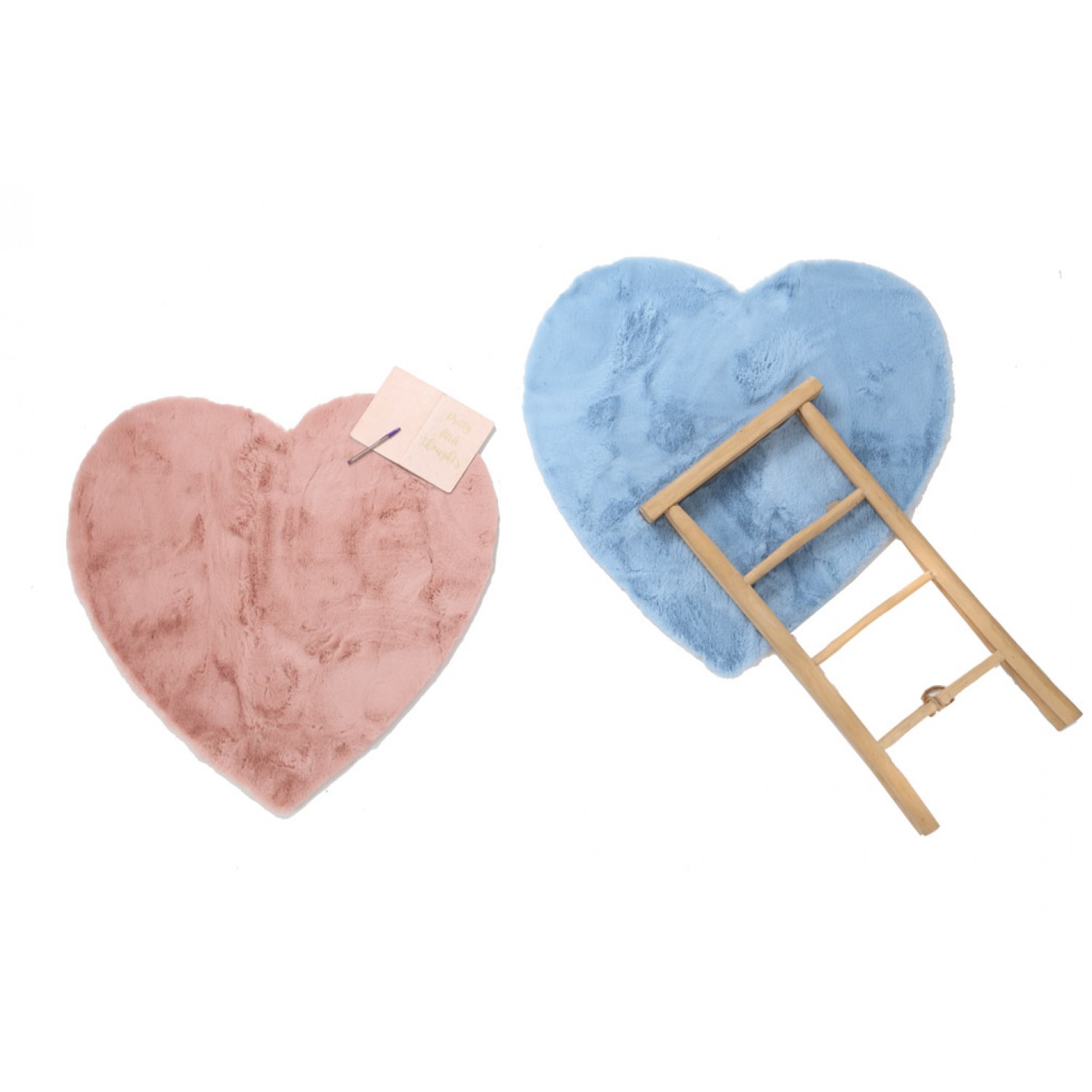 Παιδικό χαλί Bunny Kids Heart Pink Royal Carpet - 100 x 100 cm 4