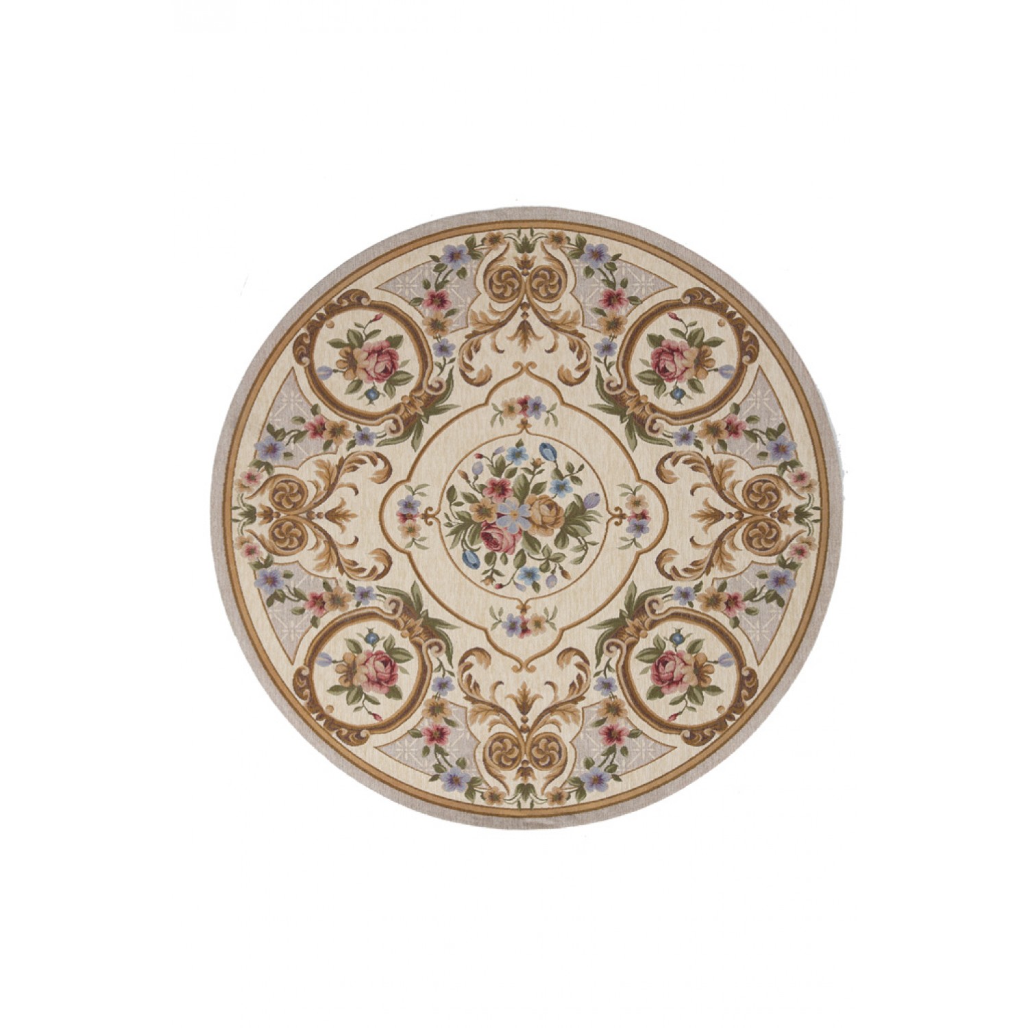 Χαλί Canvas Aubuson Round 514 W Royal Carpet - 150 x 150 cm 2